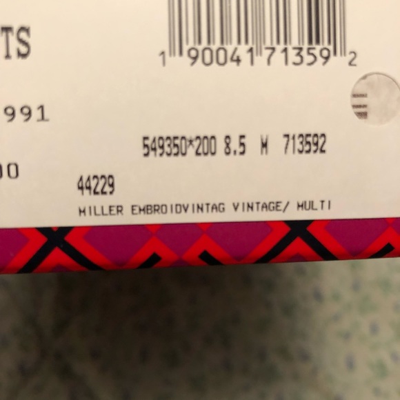 Authentic Tory Burch vintage vachetta/multi 8.5 - Picture 3 of 3